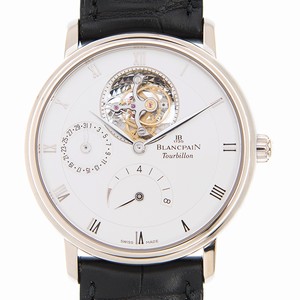 Blancpain 6025-1542-55B VILLERET Automatic 18kt White Gold 