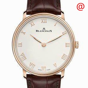 Blancpain 6605-3642-55A VILLERET Automatic 18kt Rose Gold 