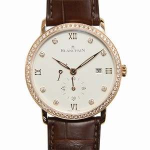 Blancpain 6606-2897-55B VILLERET Manual Wind 18kt Rose Gold & Diamonds 