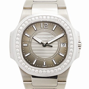 Patek Philippe 7010-1G-010 NAUTILUS Quartz 18kt White Gold & Diamond 