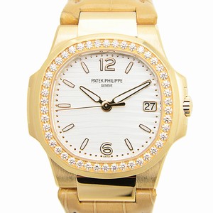 Patek Philippe 7010R-011 NAUTILUS Quartz 18kt Rose Gold & Diamonds 