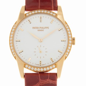 Patek Philippe 7122/200R-001 CALATRAVA Manual Wind 18kt Rose Gold & Diamonds 