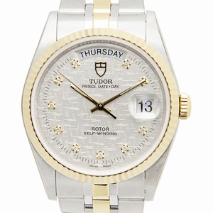 Tudor 76213-62483-10DI-SVCL PRICE DATE-DAY Automatic 18kt Gold & Steel 
