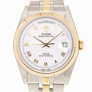 Tudor 76213-62483-WTRN PRICE DATE-DAY Automatic 18kt Gold & Steel 