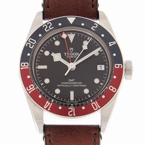 Tudor 79830RB-LEATHER STRAP HERITAGE BLACK BAY Automatic Stainless Steel 