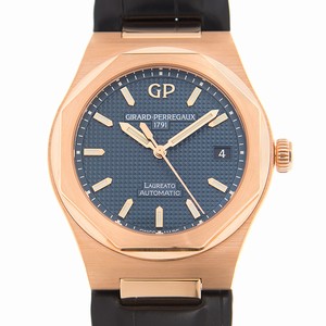 Girard Perregaux 81005-52-432-BB6A LAUREATO Automatic 18kt Rose Gold 