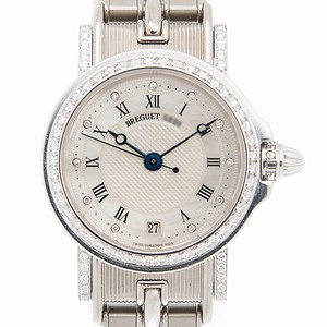 Breguet 8401BB/52/B40 DD00 MARINE Automatic 18kt White Gold & Diamond 