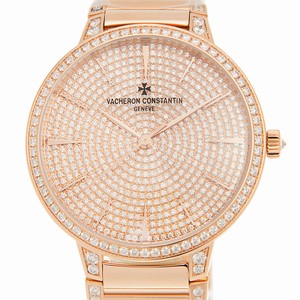 Vacheron Constantin 86615/CA2R-9839 PATRIMONY TRADITIONELLE Automatic 18kt Rose Gold & Diamonds 