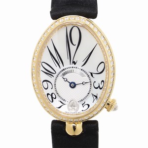 Breguet 8918BA/58/864/D00D REINE DE NAPLES Automatic 18kt Gold & Diamond 