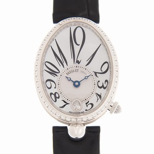 Breguet 8918BB/58/964/D00D REINE DE NAPLES Automatic 18kt White Gold & Diamond 