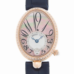 Breguet 8918BR/5T/964/D00D REINE DE NAPLES Automatic 18kt Rose Gold & Diamonds 