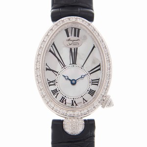 Breguet 8928BB/51/944/DD0D REINE DE NAPLES Automatic 18kt White Gold & Diamond 