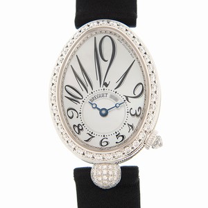 Breguet 8928BB/5W/844/DD0D REINE DE NAPLES Automatic 18kt White Gold & Diamond 