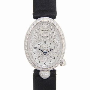Breguet 8928BB/8D/844/DD0D REINE DE NAPLES Automatic 18kt White Gold & Diamond 