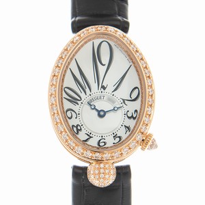 Breguet 8928BR/5W/944/DD0D3L REINE DE NAPLES Automatic 18kt Rose Gold & Diamonds 