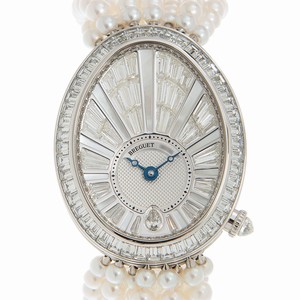 Breguet 8939BB/6D/J49/DD0D REINE DE NAPLES Automatic 18kt White Gold & Diamond 