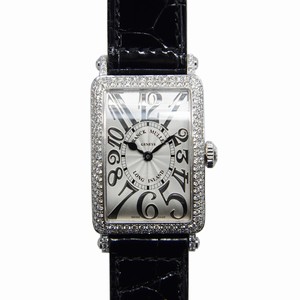 Franck Muller 902 QZ REL D (OG) LONG ISLAND Quartz 18kt White Gold & Diamond 
