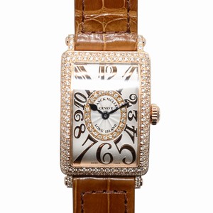 Franck Muller 902 QZ REL D CD 1R (5N) LONG ISLAND Quartz 18kt Rose Gold & Diamonds 