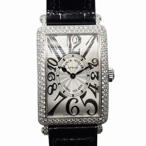 Franck Muller 950 QZ REL D (OG) LONG ISLAND Quartz 18kt White Gold & Diamond 