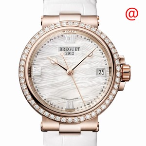 Breguet 9518BR/52/984 D000 MARINE Automatic 18kt Rose Gold & Diamonds 