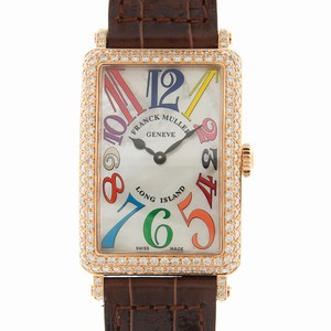Franck Muller 952 QZ COL DRM MOP D (5N) LONG ISLAND Quartz 18kt Rose Gold & Diamonds 