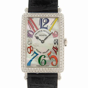 Franck Muller 952 QZ COL DRM MOP D (OG) LONG ISLAND Quartz 18kt White Gold & Diamond