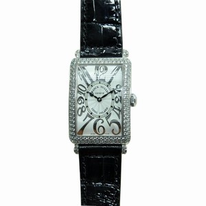 Franck Muller 952 QZ REL D (OG) LONG ISLAND Quartz 18kt White Gold & Diamond 