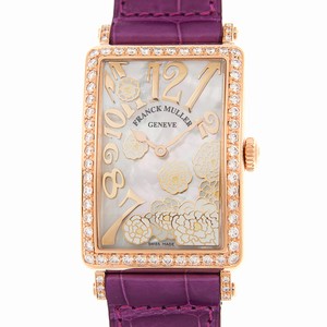 Franck Muller 952 QZ REL MOP BC D 1R LS (5N) LONG ISLAND Quartz 18kt Rose Gold & Diamonds 