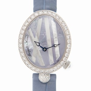 Breguet 9818BB/5V/922/DD0D REINE DE NAPLES Automatic 18kt White Gold & Diamond 
