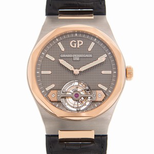 Girard Perregaux 99105-26-231-BB6A LAUREATO Automatic 18kt Rose Gold & Steel 