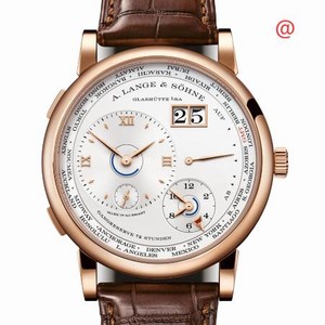 A Lange & Sohne 136.032 LANGE 1 TIME ZONE Manual Wind 18kt Rose Gold 