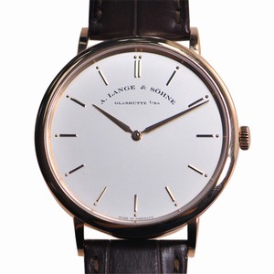 A Lange & Sohne 211.032 SAXONIA Manual Wind 18kt Rose Gold 