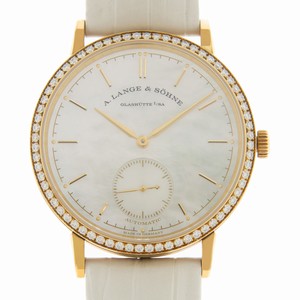 A Lange & Sohne 840.021 SAXONIA Automatic 18kt Gold & Diamond 
