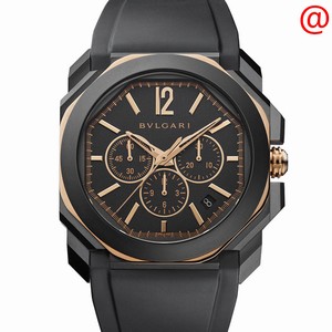 Bulgari 103075 OCTO VELOCISSIMO Automatic 18kt Rose Gold & Steel 