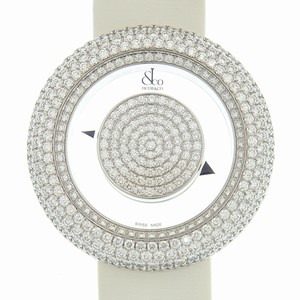 Jacob & Co BM556.30.RD.RD.A BRILLIANT Quartz 18kt White Gold & Diamond 