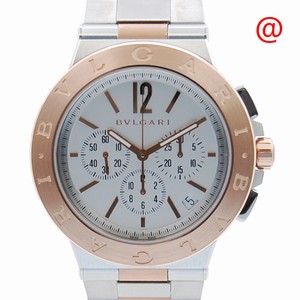 Bulgari 102332 DIAGONO Automatic 18kt Rose Gold & Steel 