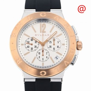 Bulgari DG41WSPGVDCH-SET-BRW DIAGONO Automatic 18kt Rose Gold & Steel 
