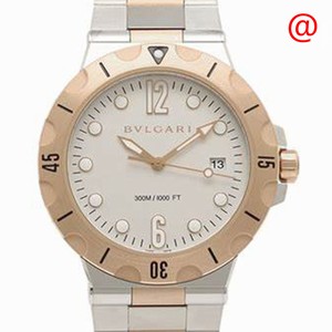 Bulgari 102325 DIAGONO Automatic 18kt Rose Gold & Steel 