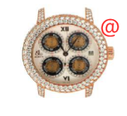 Jacob & Co GMT11RGDC 18kt Rose Gold