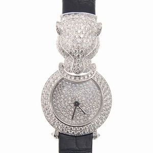 Cartier HPI00767 BESTIAIRE Quartz 18kt White Gold & Diamond 