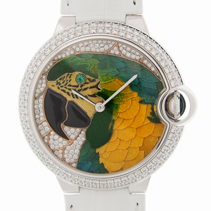 Cartier HPI00769 BALLON BLEU Automatic 18kt White Gold & Diamond 