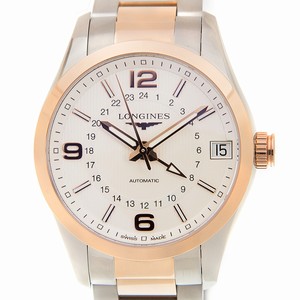 Longines L2.799.5.76.7 CONQUEST Automatic 18kt Rose Gold & Steel