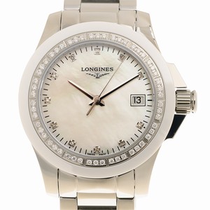 Longines L3.281.0.87.6 CONQUEST Quartz Stainless Steel & Diamonds 