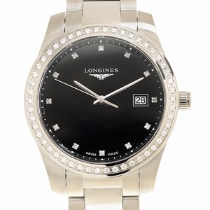 Longines L3.401.0.57.6 CONQUEST Quartz Stainless Steel & Diamonds 