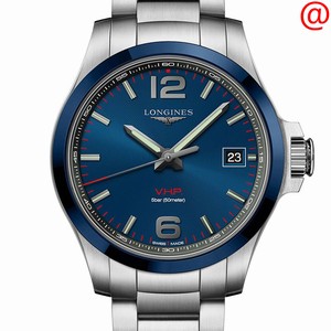 Longines L3.719.4.96.6 CONQUEST Quartz Ceramic & Steel 