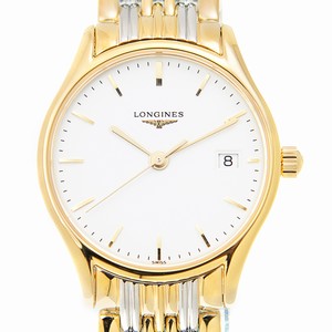 Longines L4.259.2.12.7 LONGINES LYRE Quartz Gold-Plated & Stainless Steel 