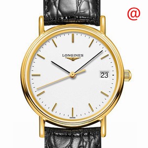 Longines L4.320.2.12.2 PRESENCE Quartz PVD Gold 