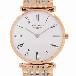 Longines L4.512.1.91.7 LA GRANDE Quartz 18kt Rose Gold & Steel 