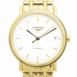 Longines L4.821.2.12.8 PRESENCE Automatic Gold-Plated & Stainless Steel 