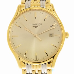 Longines L4.859.2.32.7 LONGINES LYRE Quartz Gold-Plated & Stainless Steel 